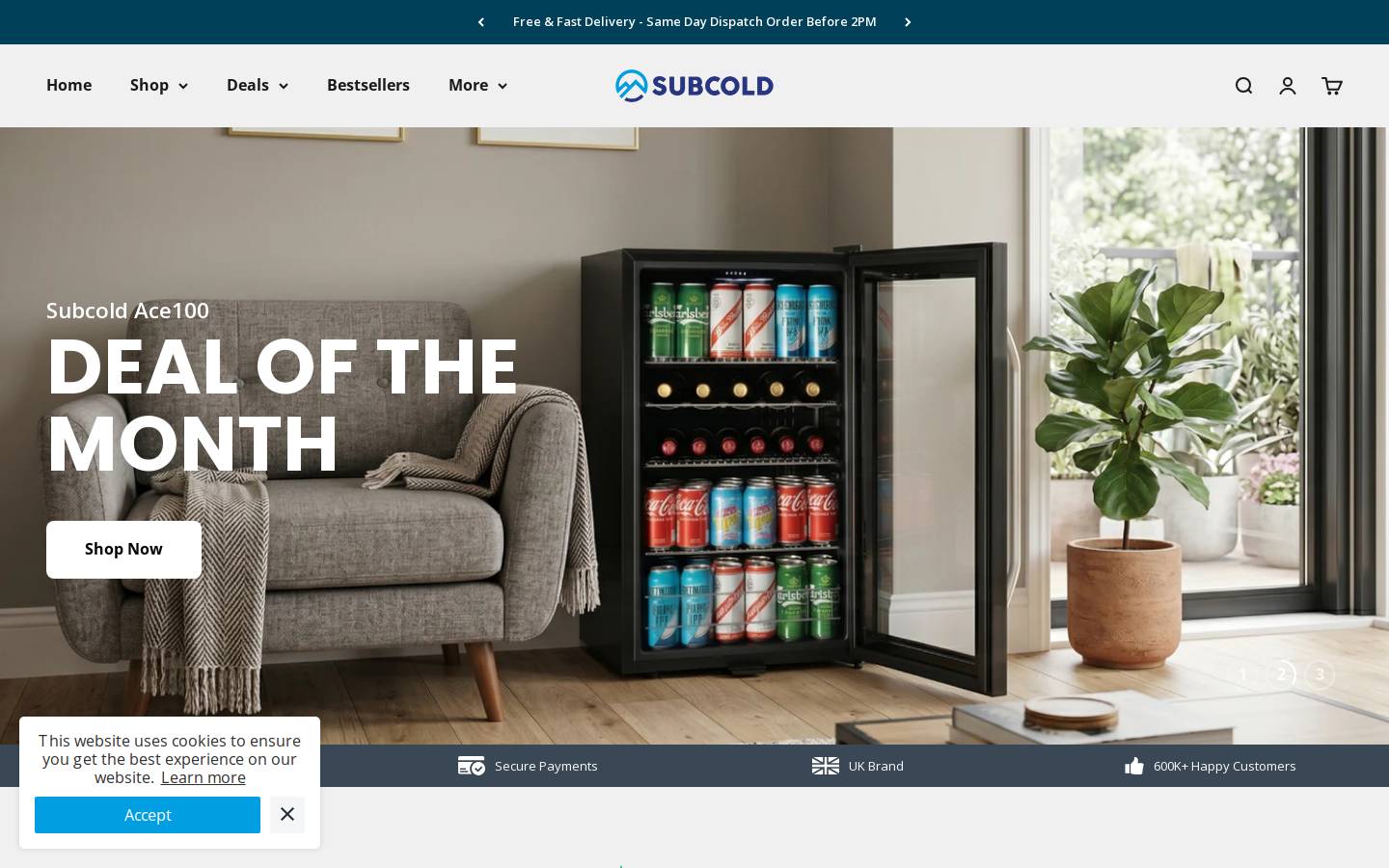 barcool.co.uk homepage screenshot