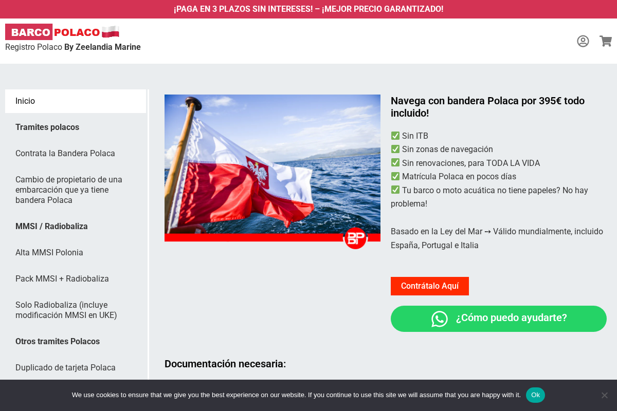 barcopolaco.com homepage screenshot