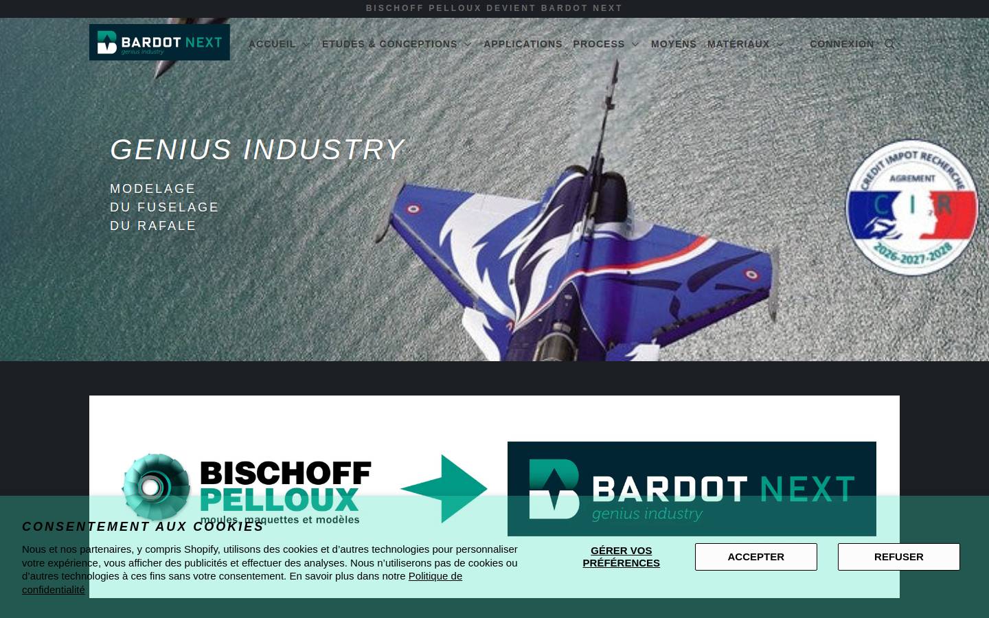 bardotnext.com homepage screenshot