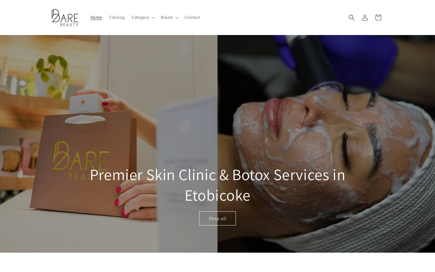 barebeautynurses.com homepage screenshot