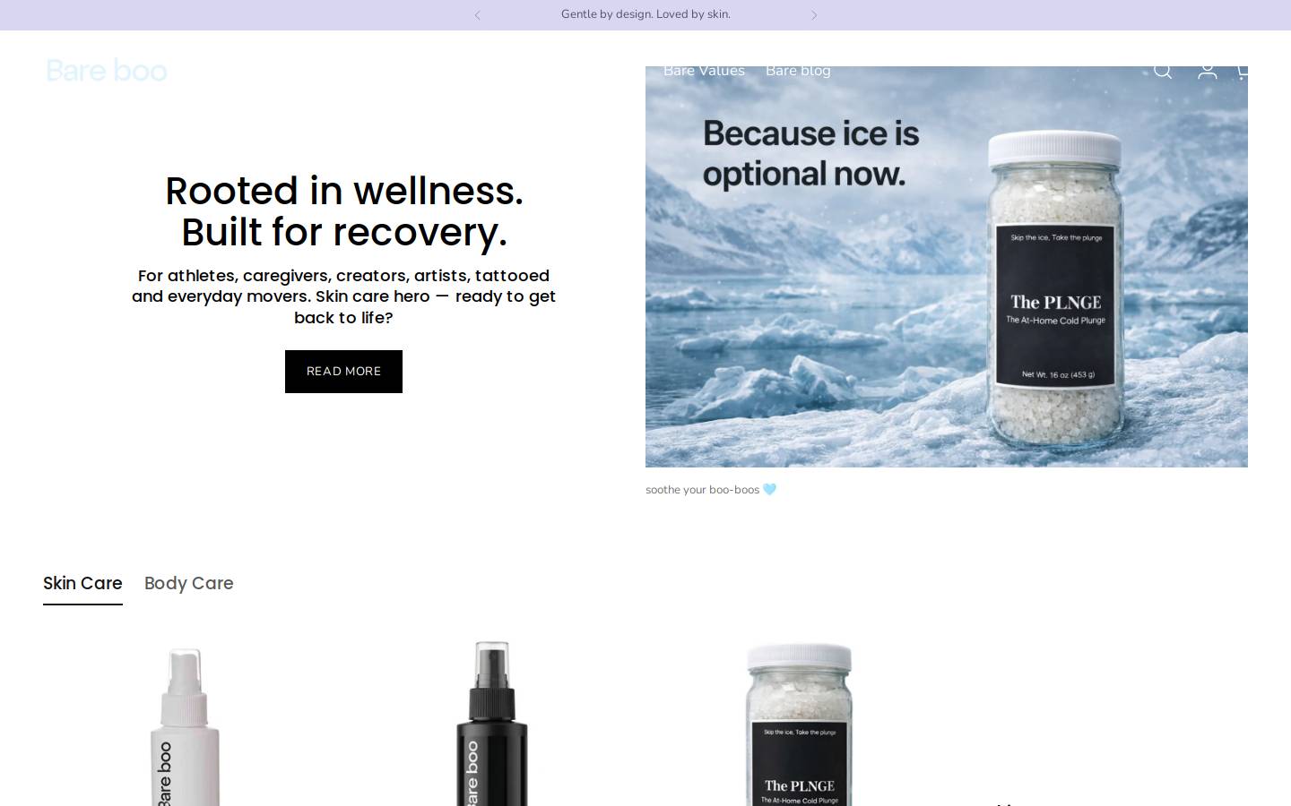 bareboo.com homepage screenshot