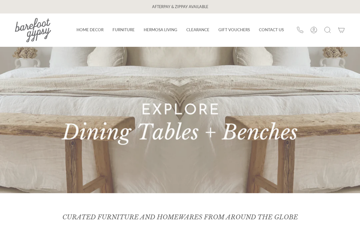 barefootgypsy.com.au homepage screenshot