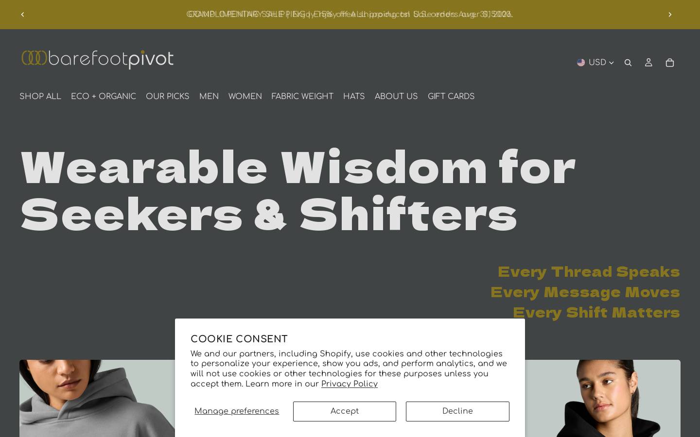 barefootpivot.com homepage screenshot