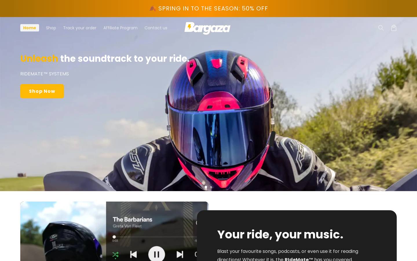 bargaza.com homepage screenshot