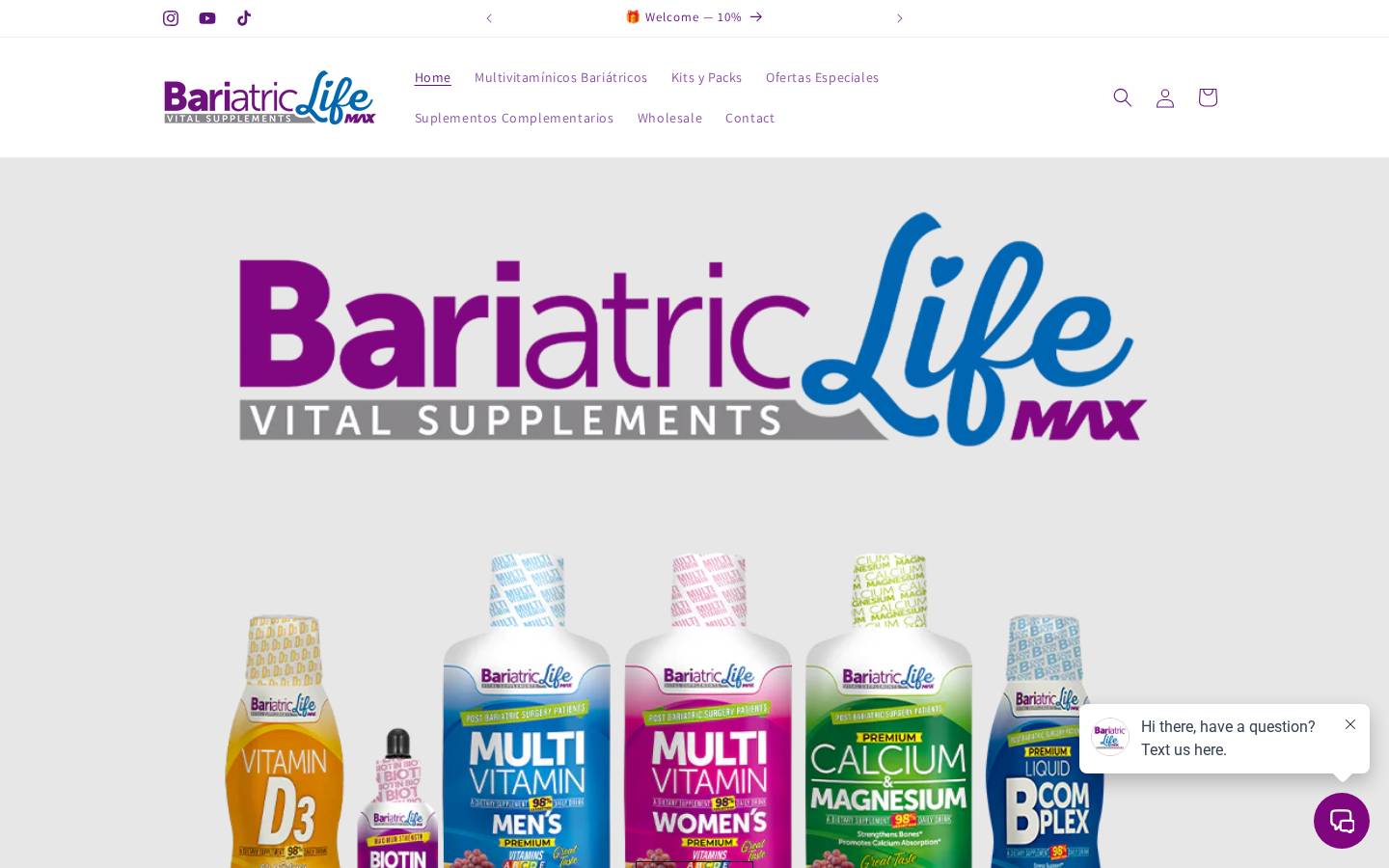 bariatriclifemax.com homepage screenshot