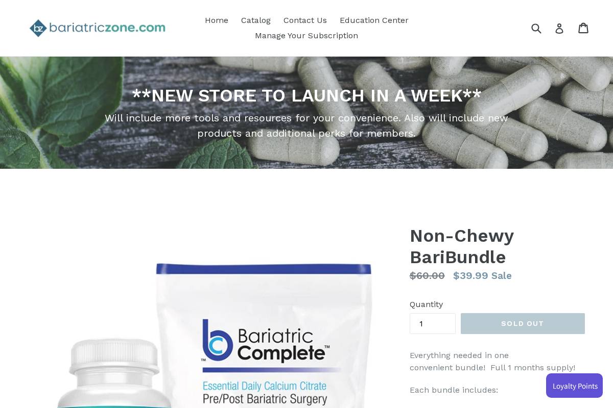bariatriczone.com homepage screenshot