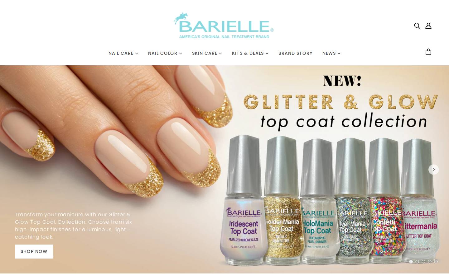 barielle.com homepage screenshot