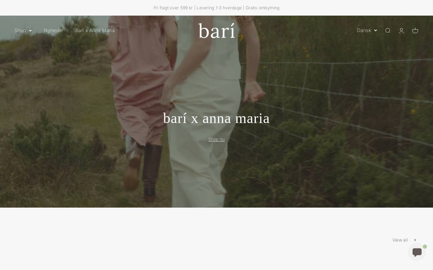 Barí homepage screenshot