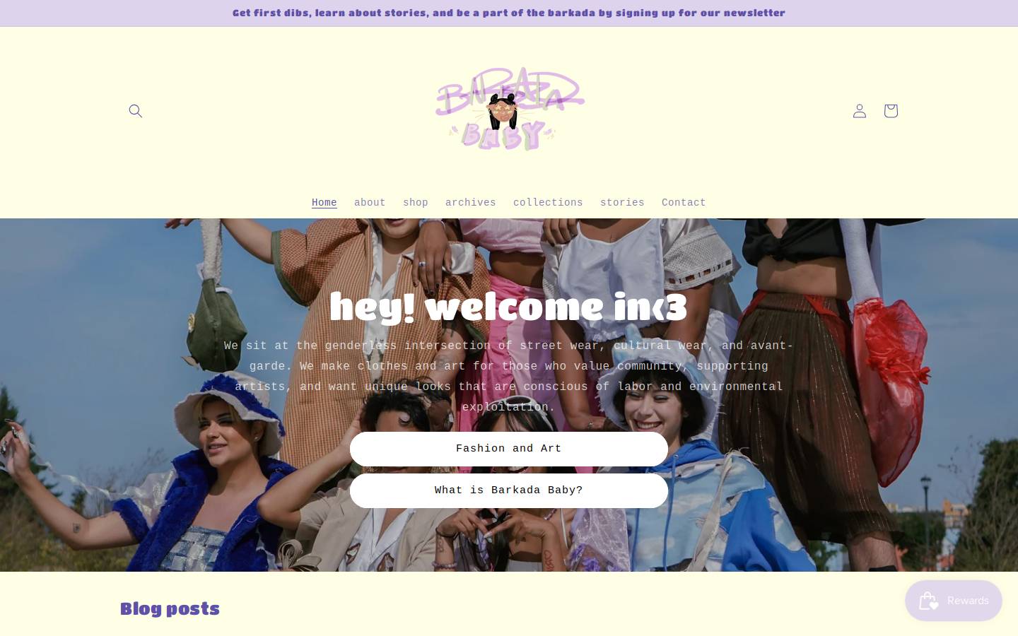 barkadababy.com homepage screenshot