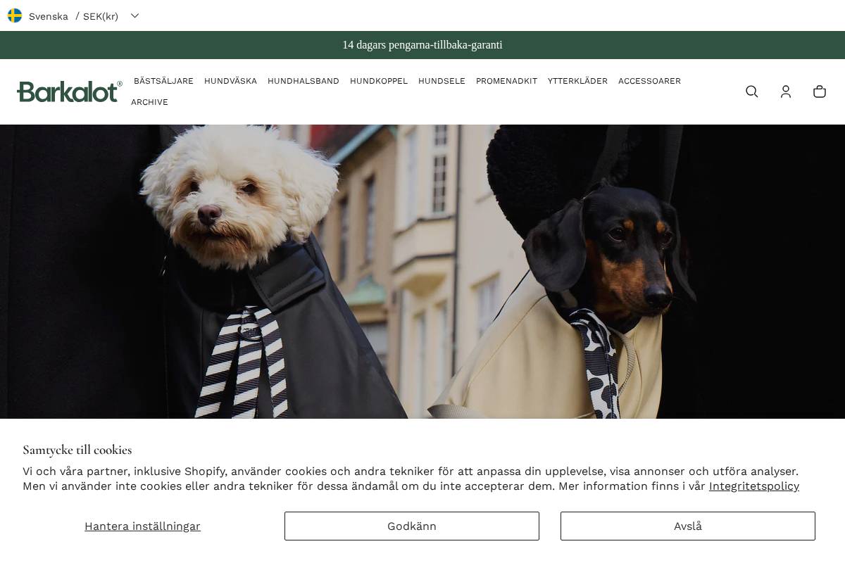 Barkalot homepage screenshot