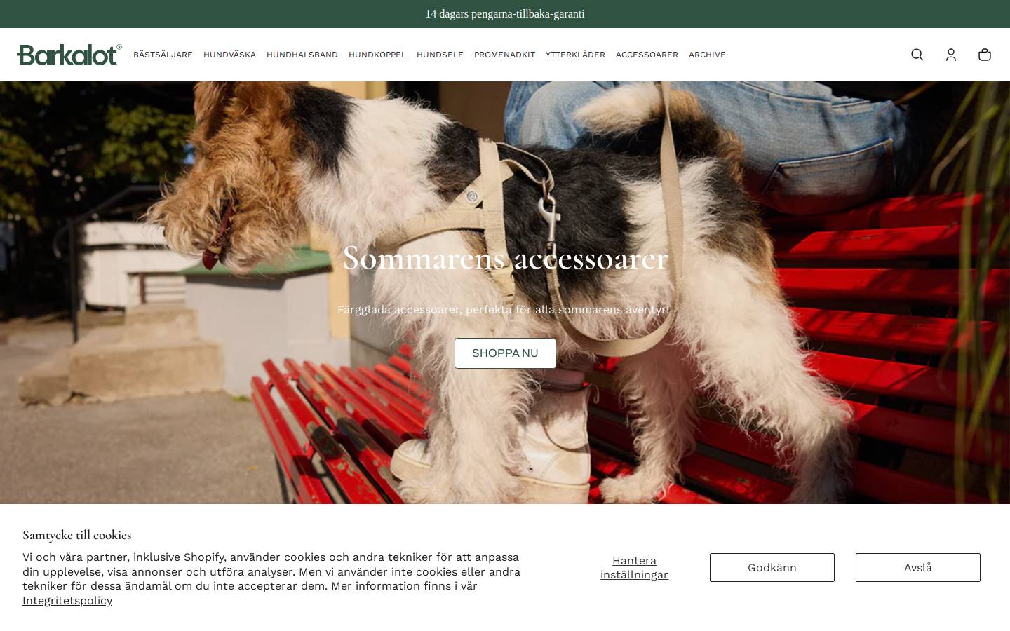 Barkalot homepage screenshot