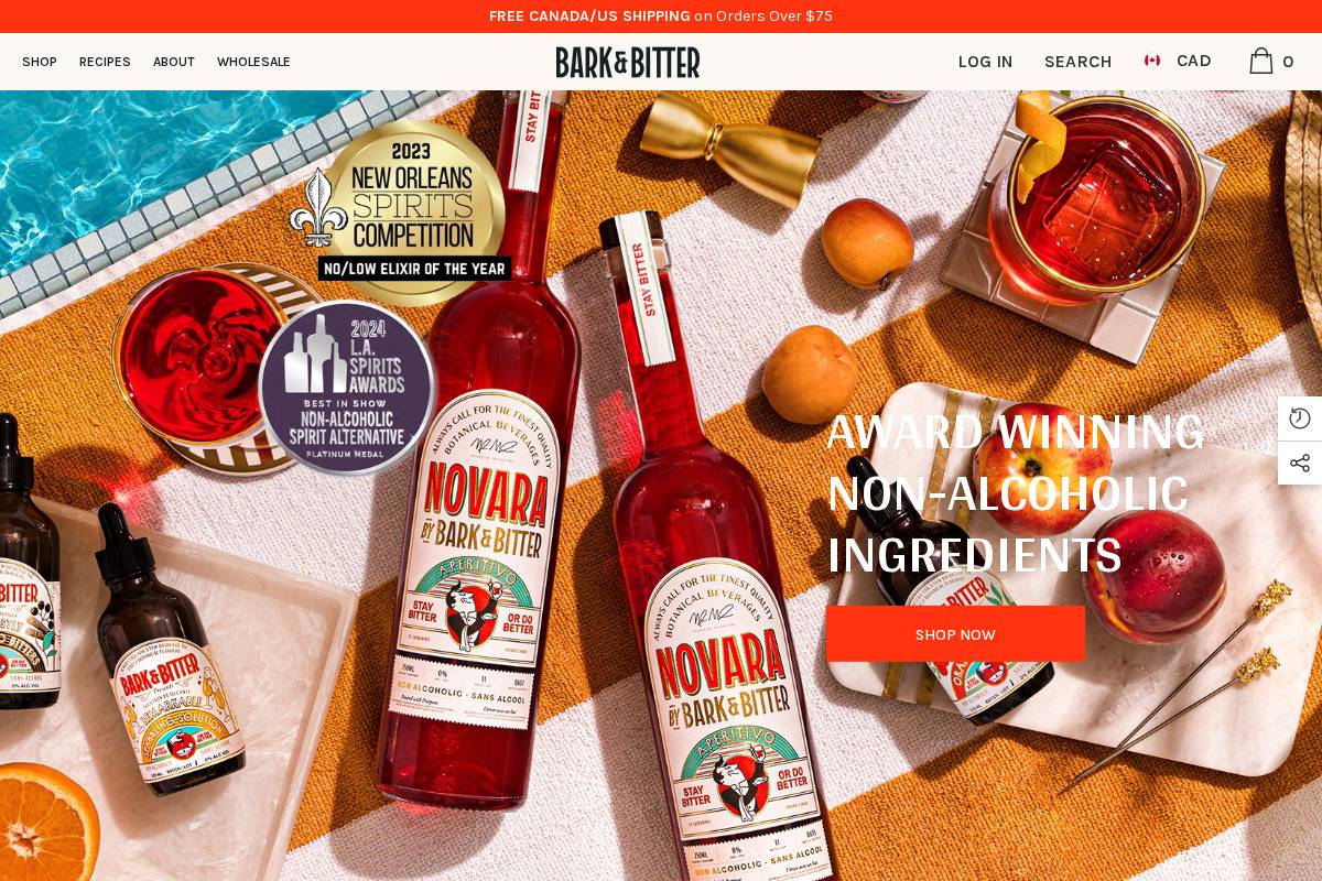 barkandbitter.com homepage screenshot