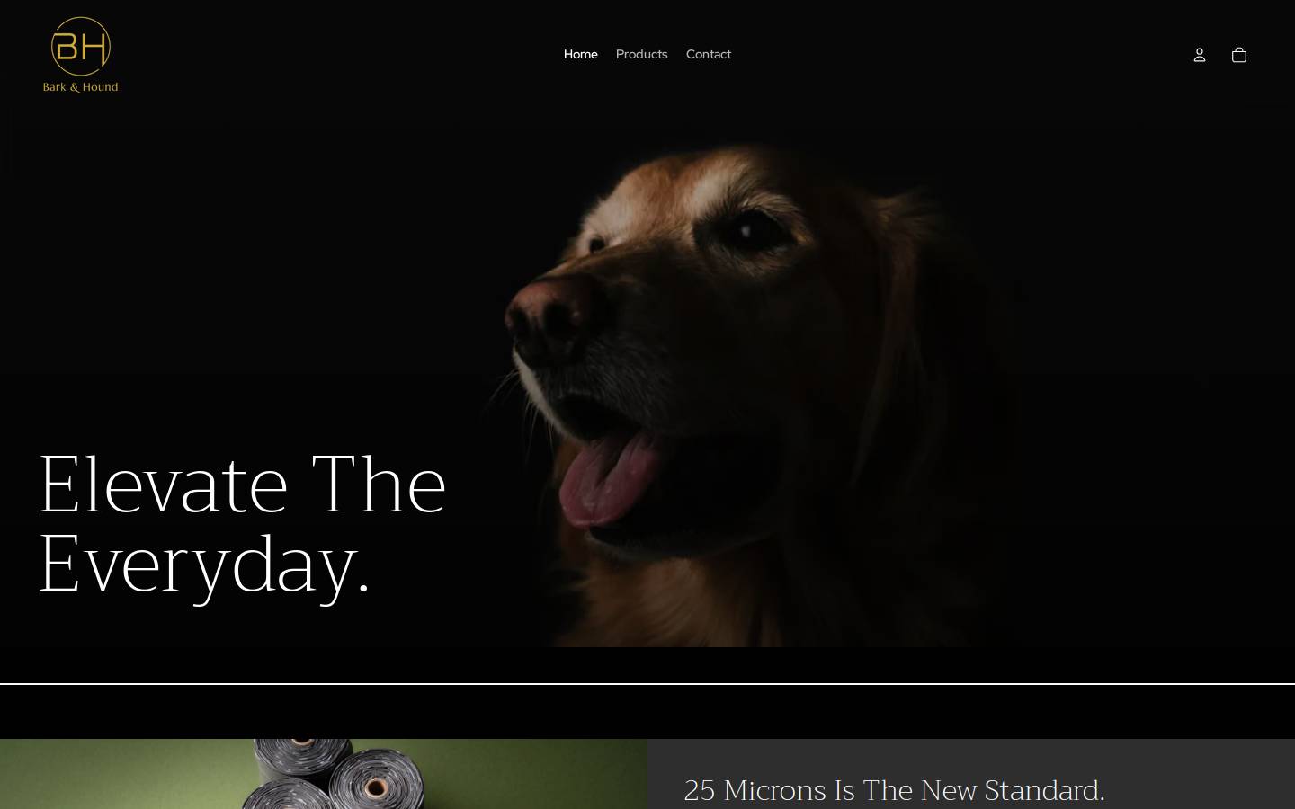 barkandhound.com homepage screenshot