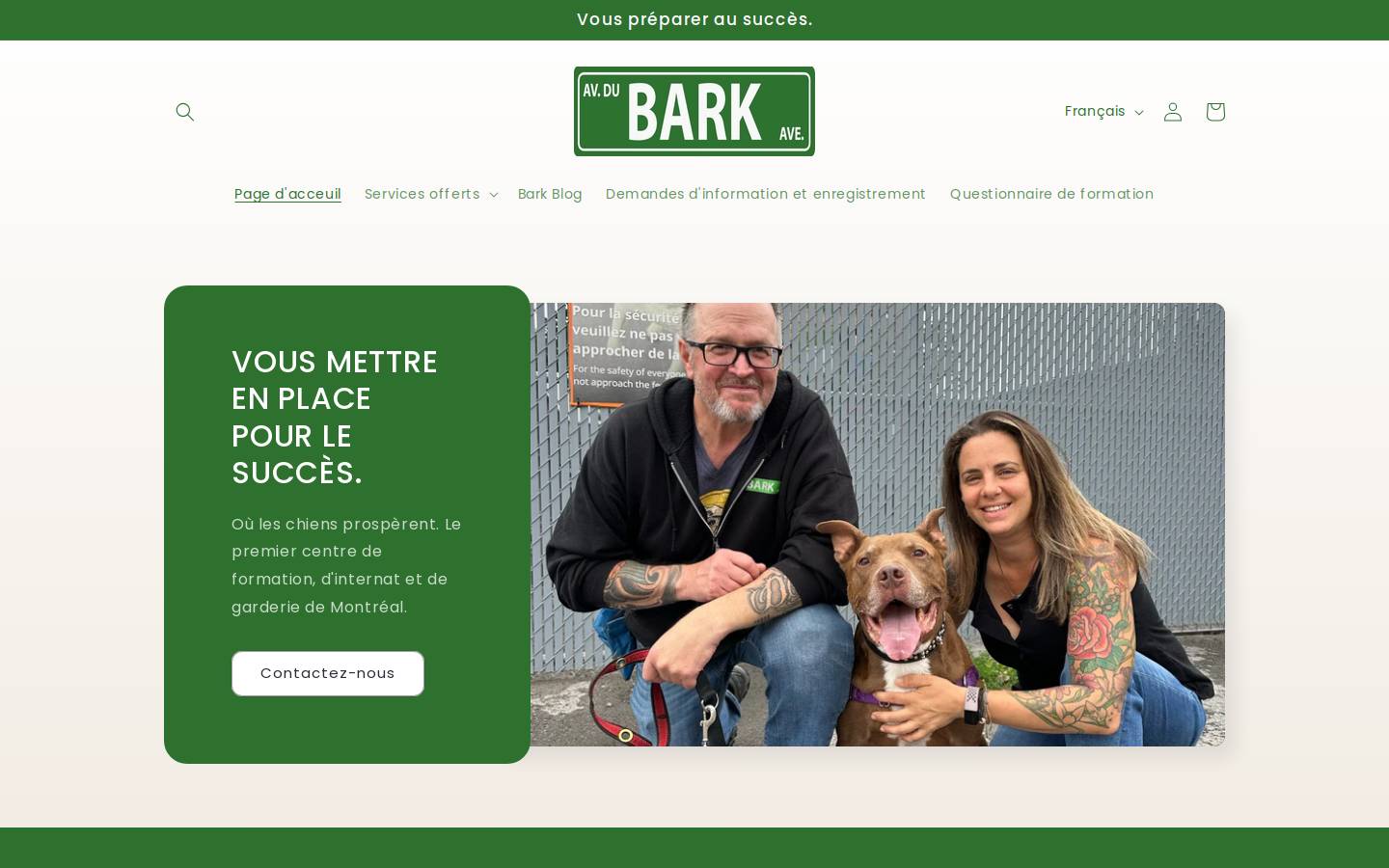 barkave.ca homepage screenshot