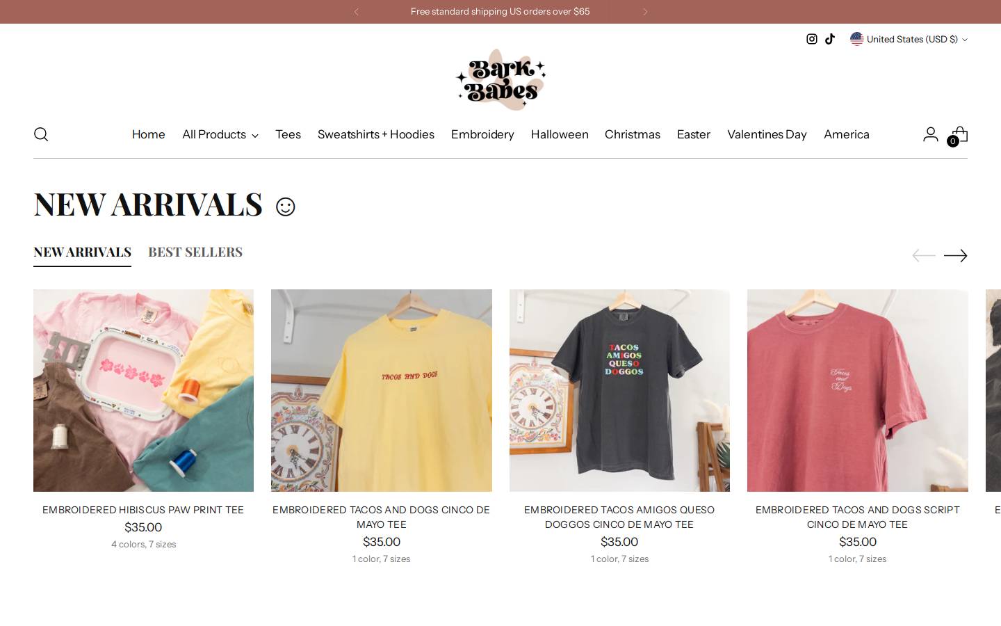 barkbabes.com homepage screenshot