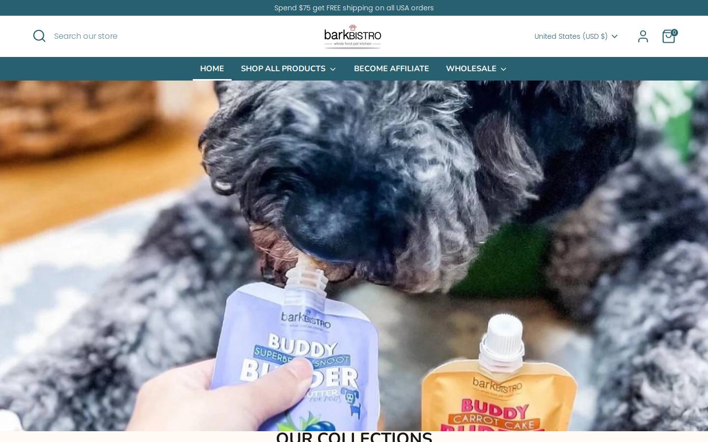 barkbistrocompany.com homepage screenshot