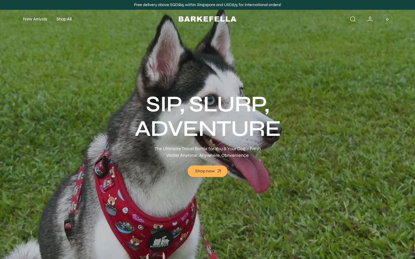barkefella.com homepage screenshot