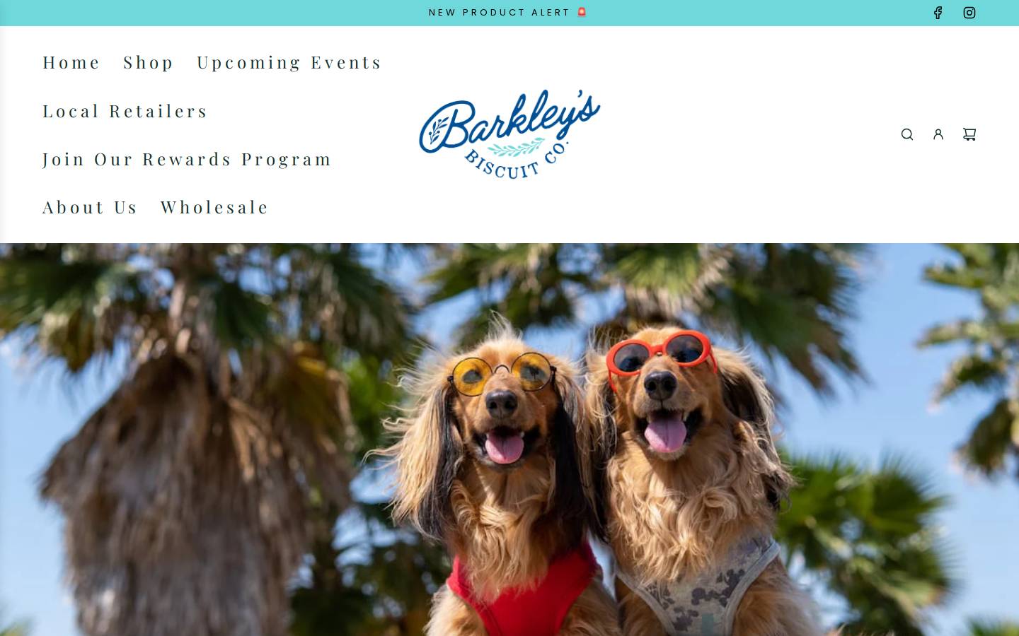 barkleysbiscuitco.com homepage screenshot