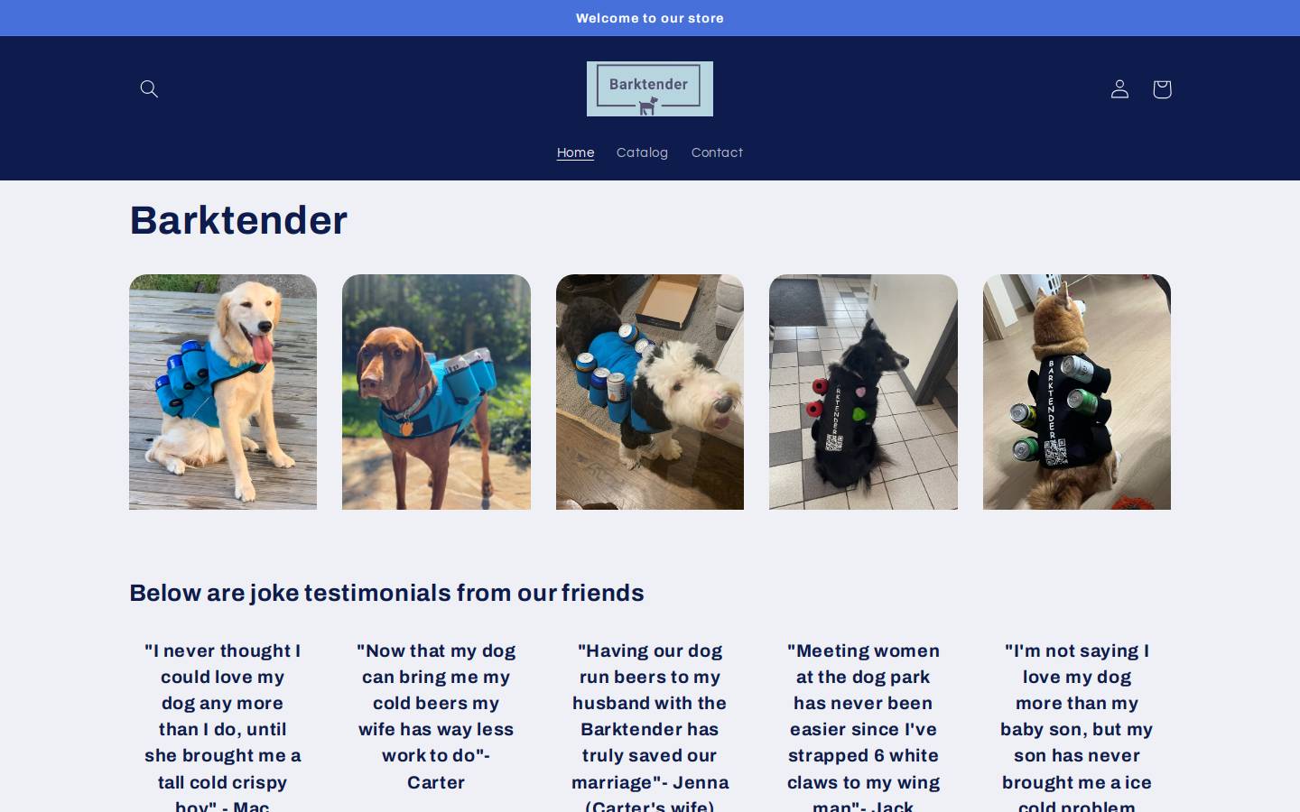 barktender.com homepage screenshot