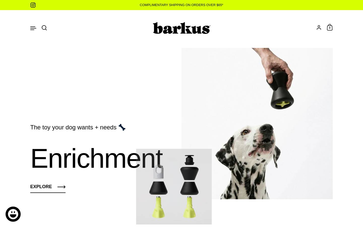 barkus.us homepage screenshot