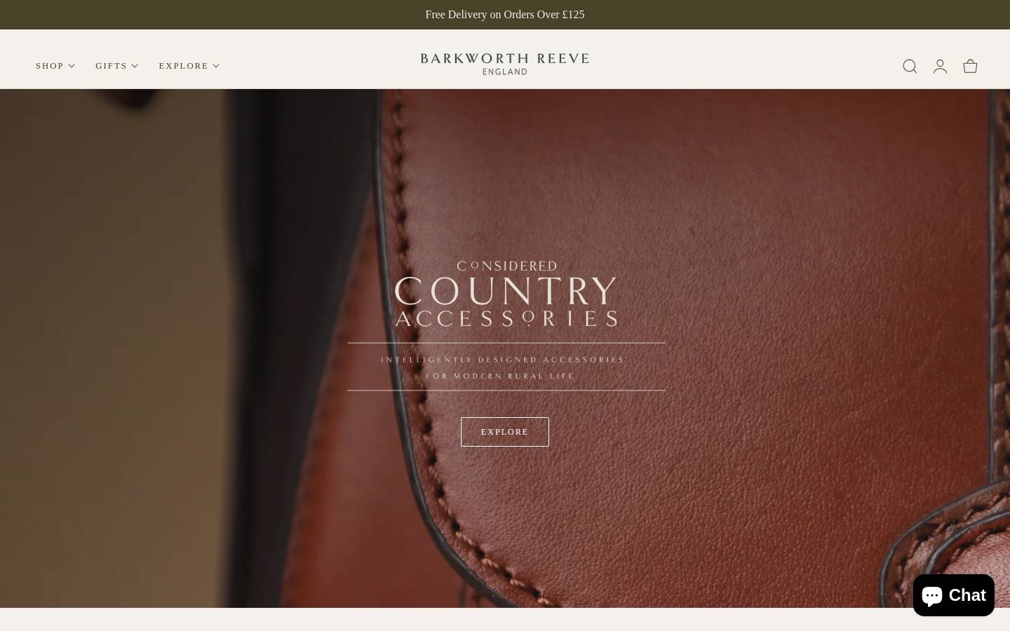 Barkworthreeve homepage screenshot