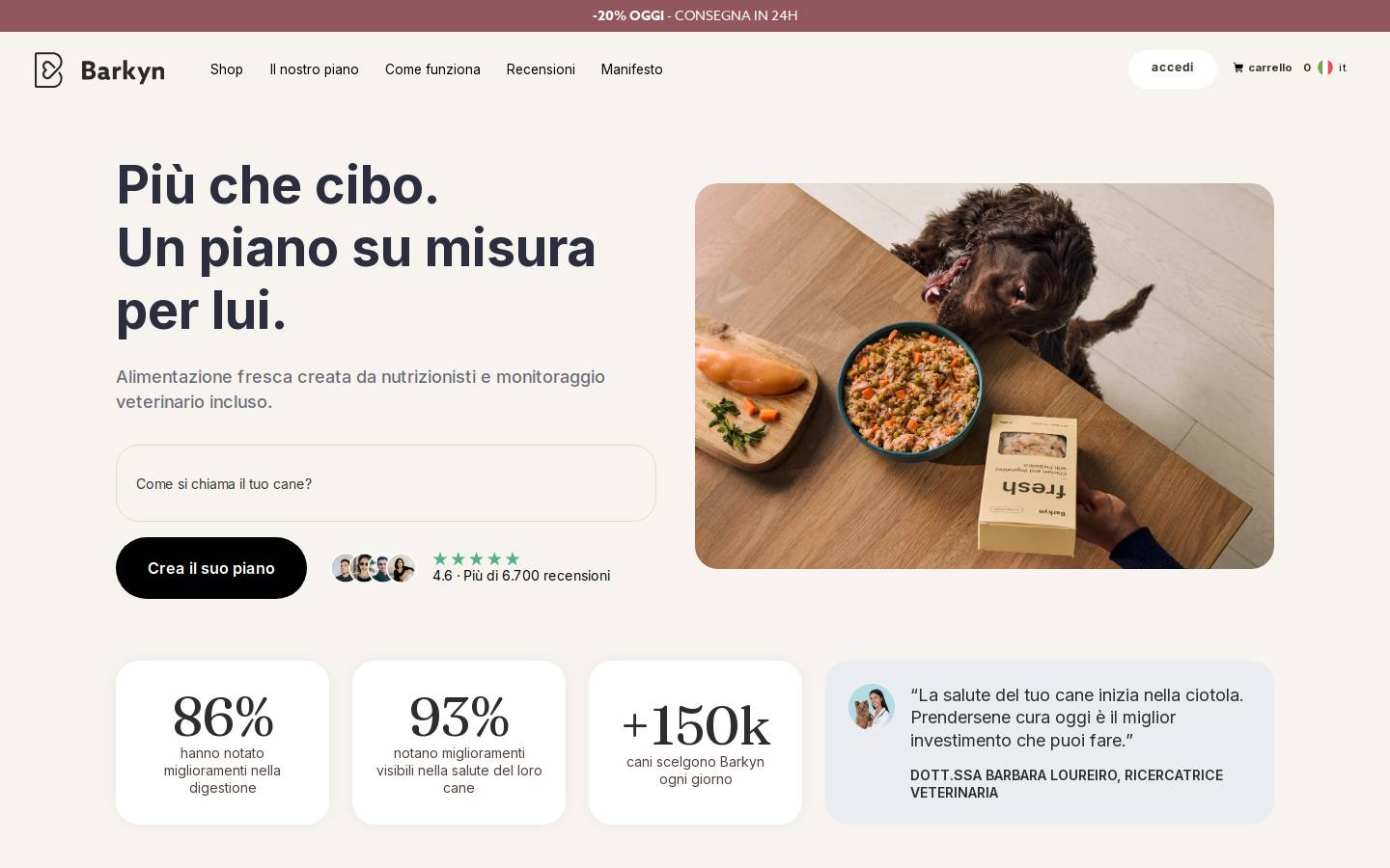 Barkyn homepage screenshot