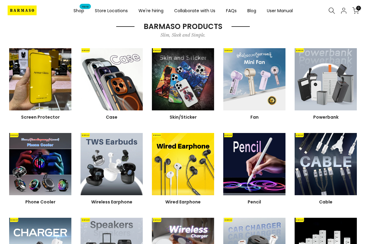 BARMASO homepage screenshot