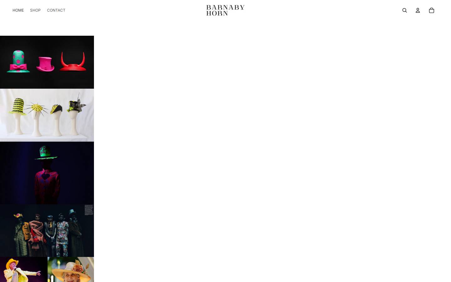 barnabyhorn.com homepage screenshot