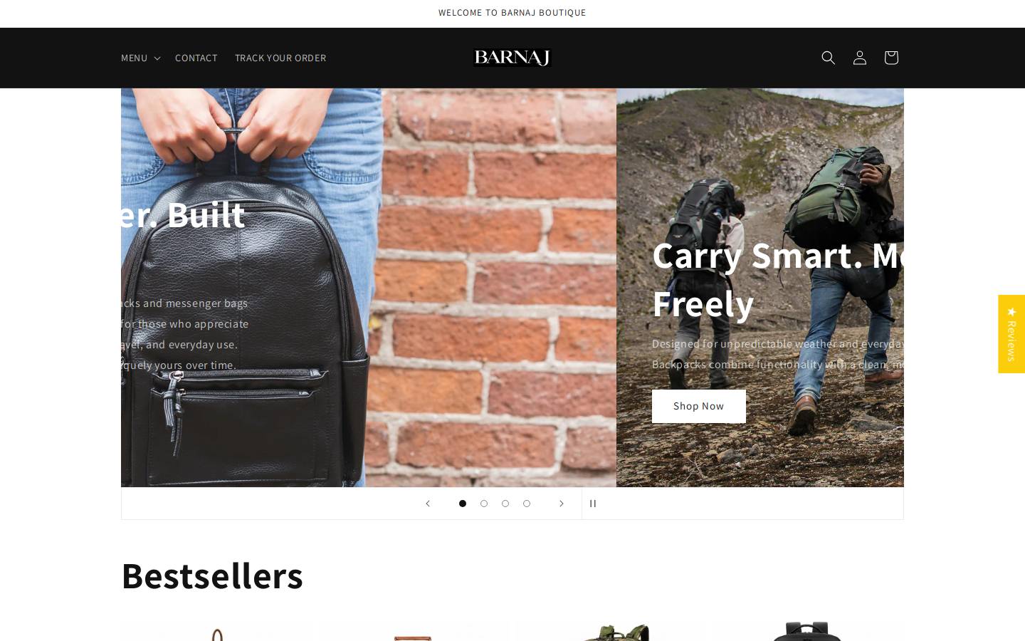 barnaj.com homepage screenshot
