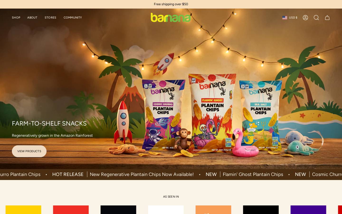 barnana.com homepage screenshot