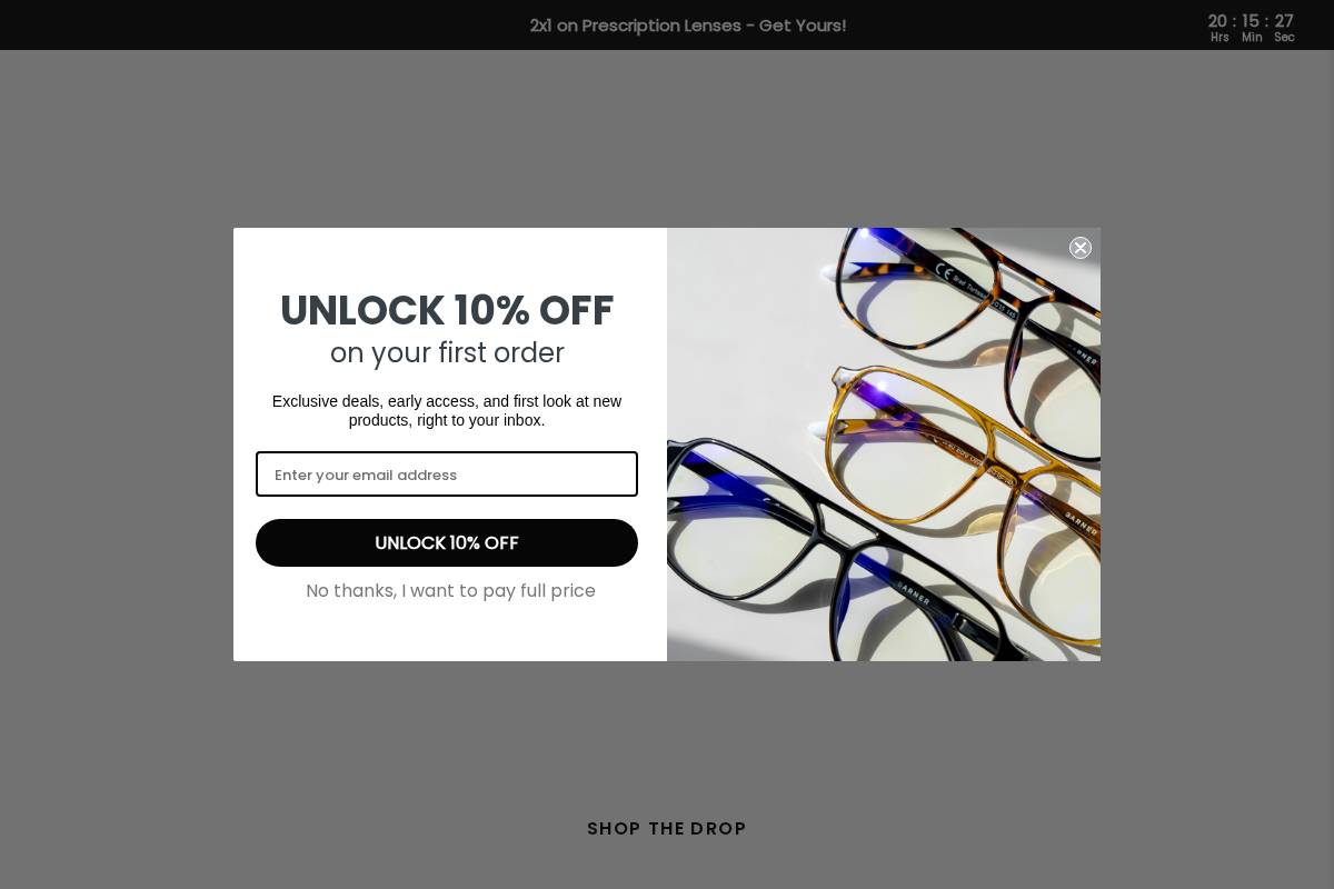 BARNER Brand homepage screenshot