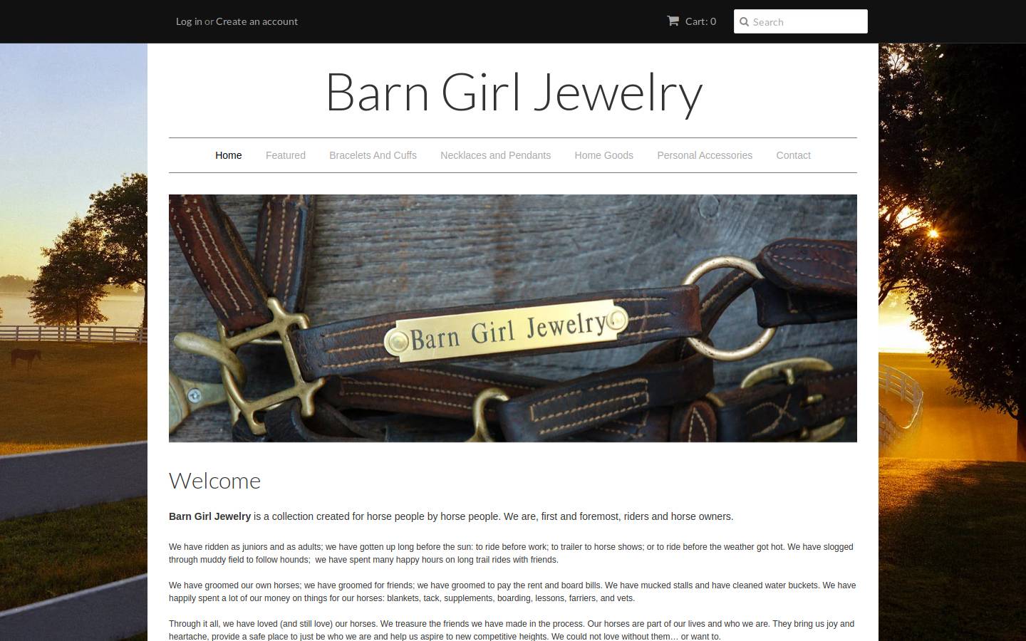 barngirljewelry.com homepage screenshot