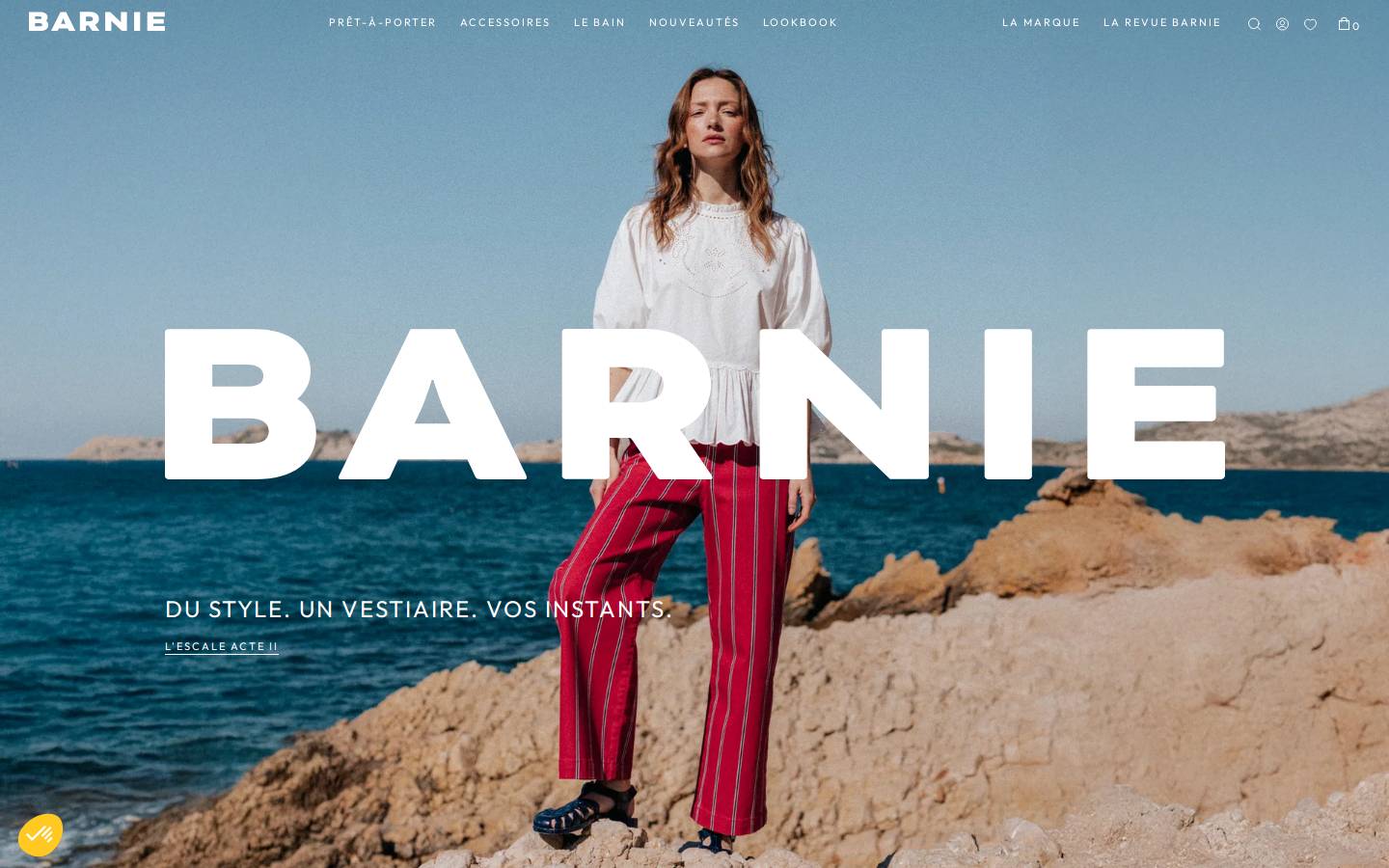 barnie.com homepage screenshot