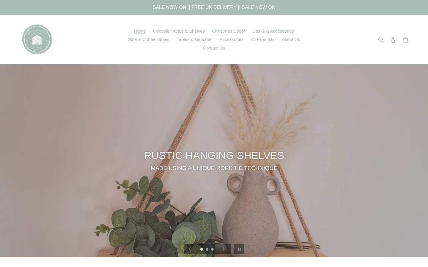 barnmeadowfabrication.com homepage screenshot