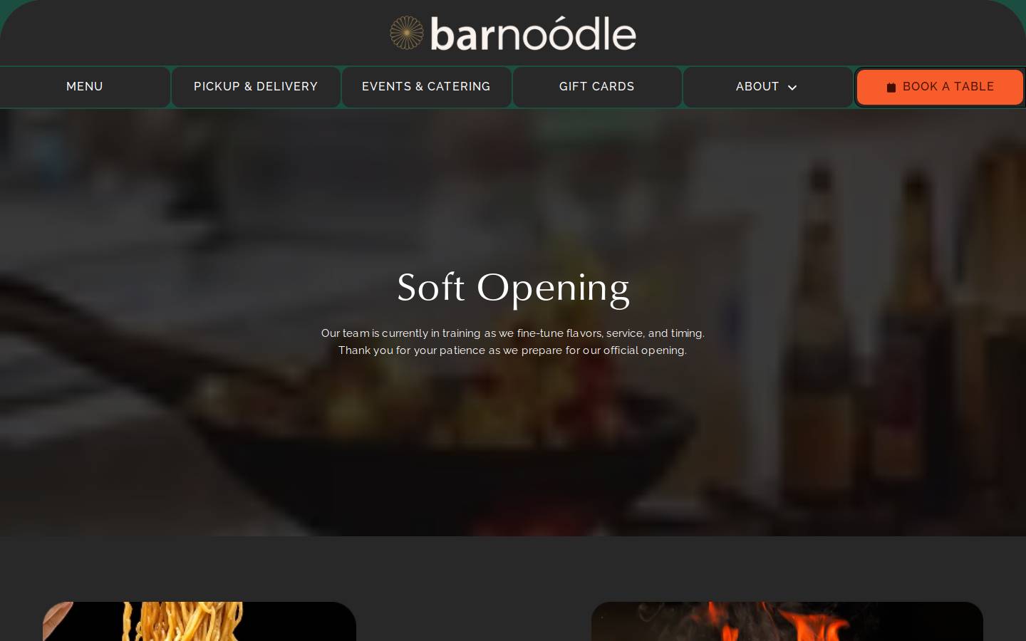 barnoodle.com homepage screenshot