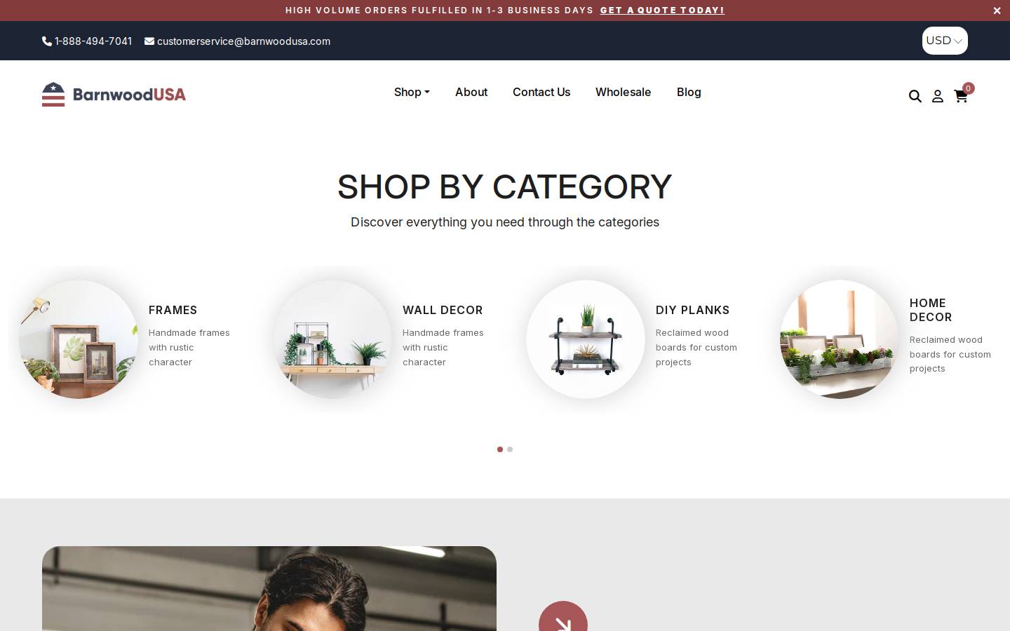 barnwoodusa.com homepage screenshot