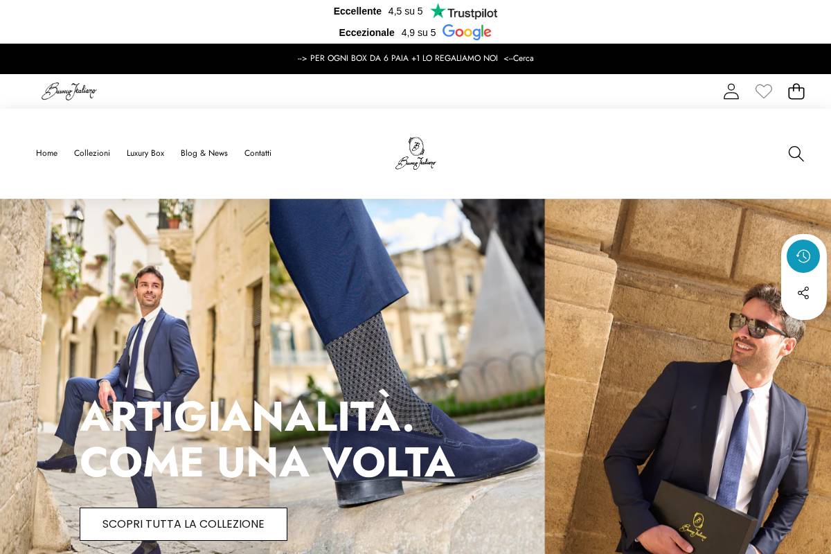 Barocco Italiano homepage screenshot