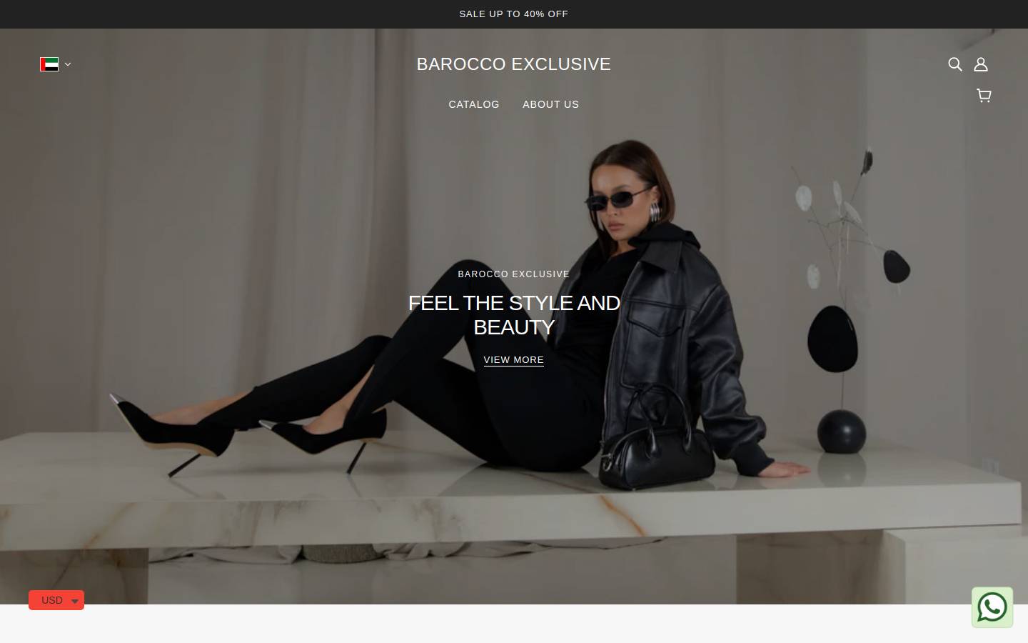 baroccoshoes.shop homepage screenshot