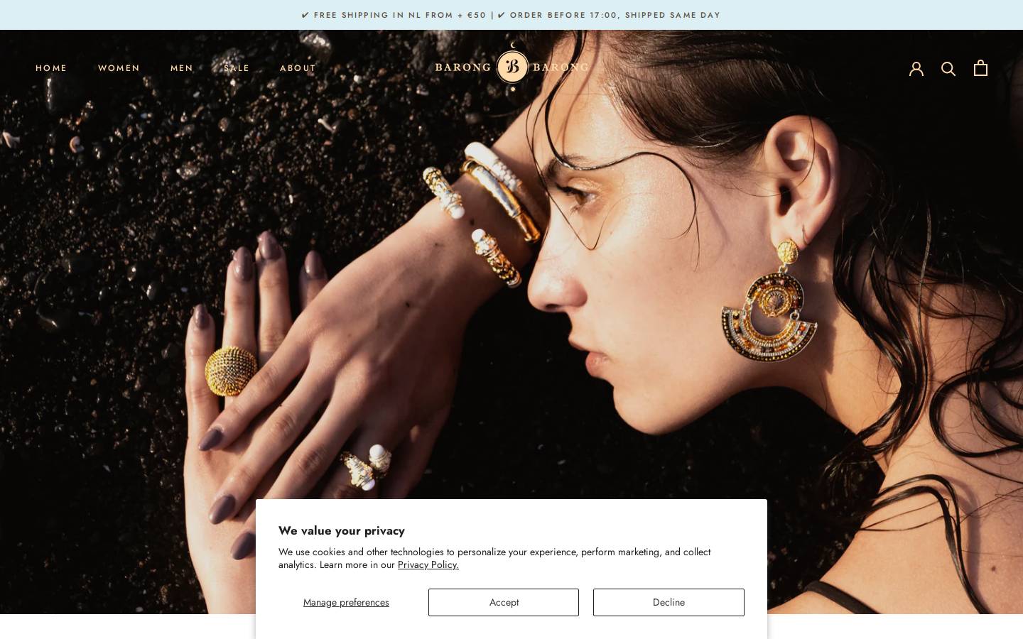 Barong Barong homepage screenshot