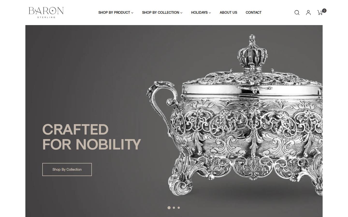 baronsterling.com homepage screenshot