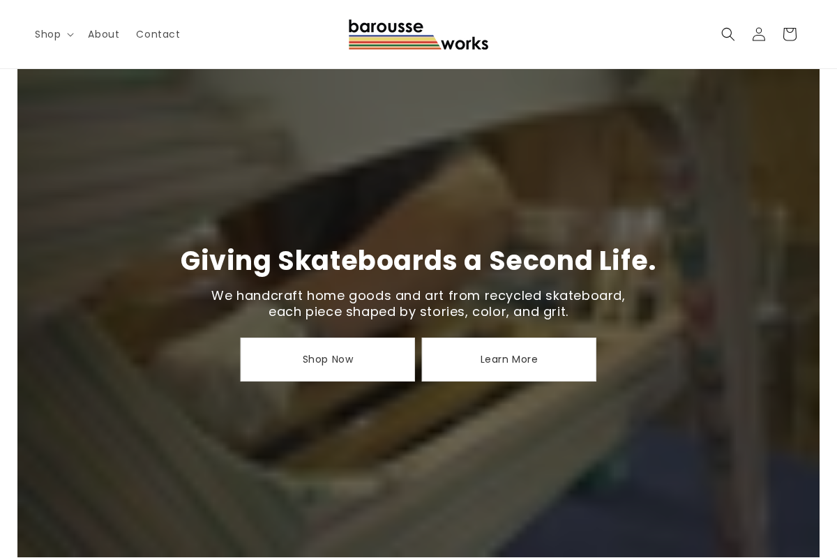 barousseworks.com homepage screenshot