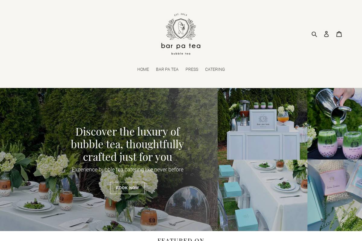 barpatea.com homepage screenshot