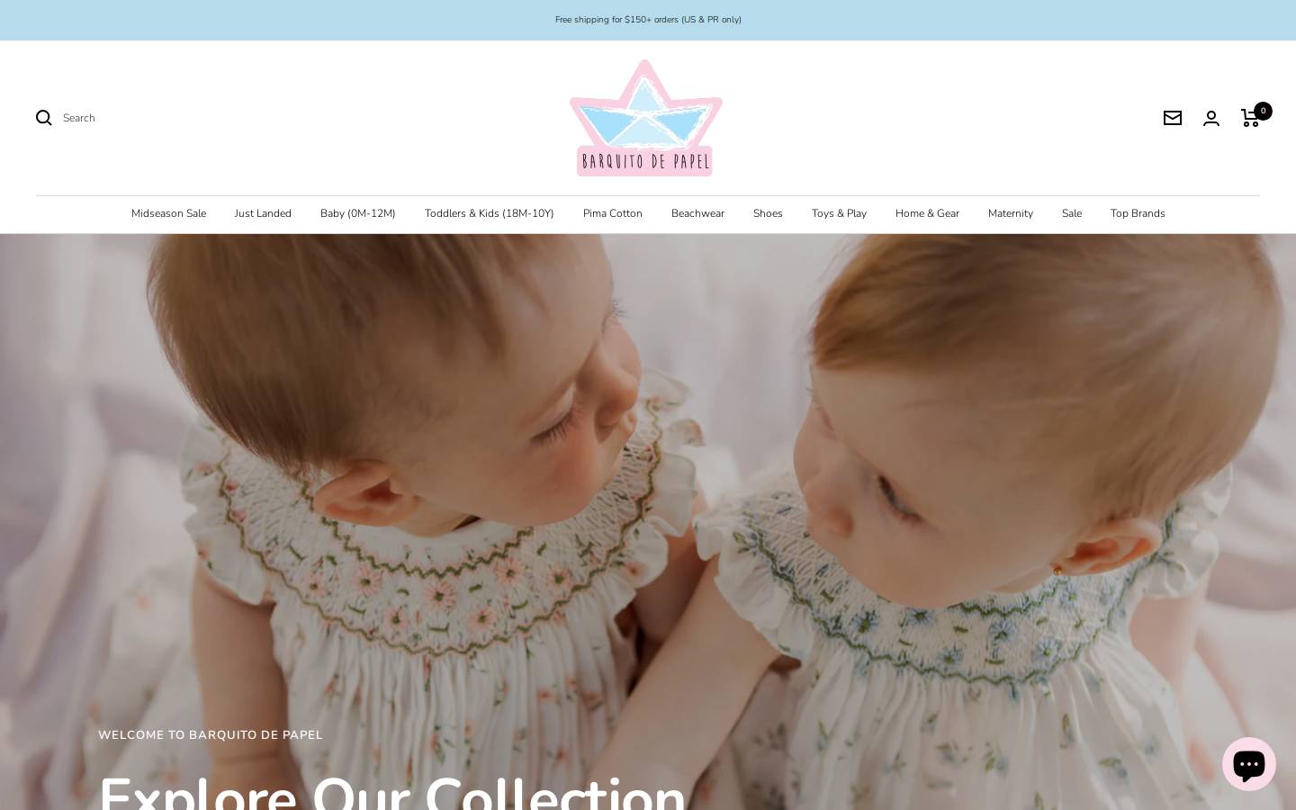 barquitodepapelonline.com homepage screenshot