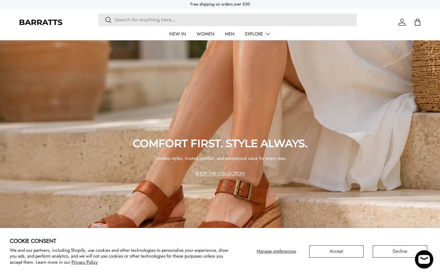 barratts.co.uk homepage screenshot