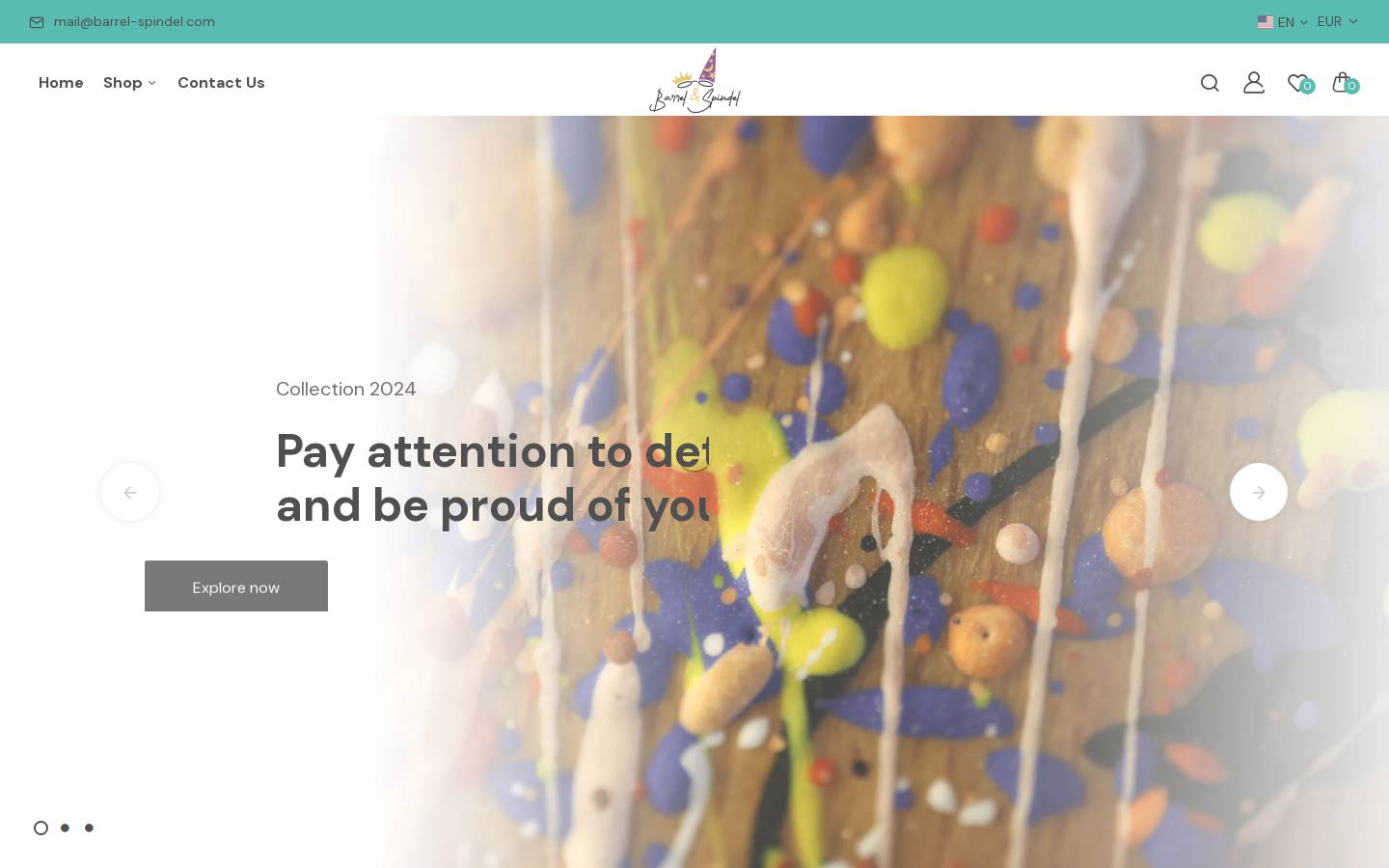 barrel-spindel.com homepage screenshot