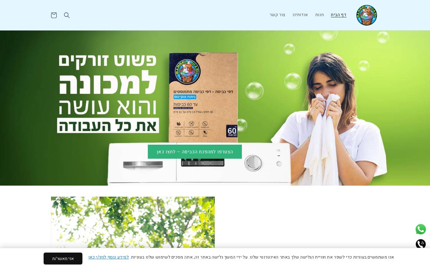 barrel-wash.com homepage screenshot