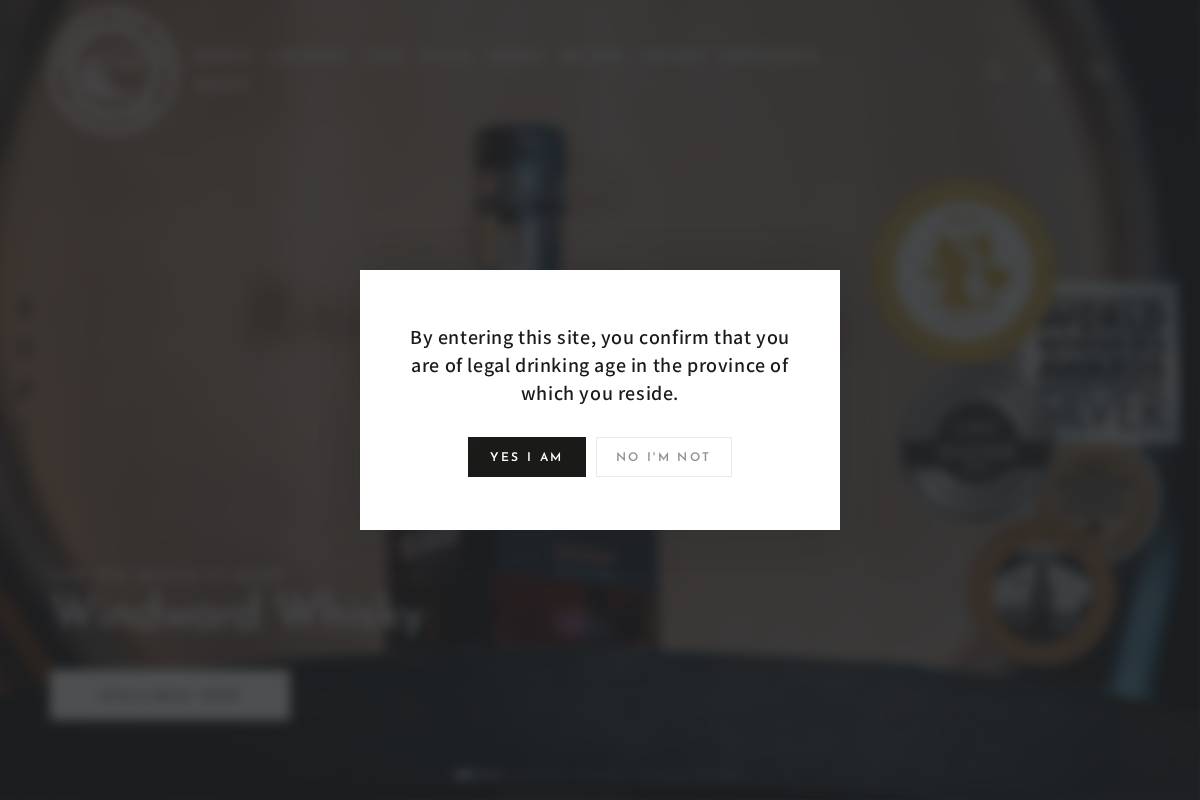 barrellingtidedistillery.com homepage screenshot