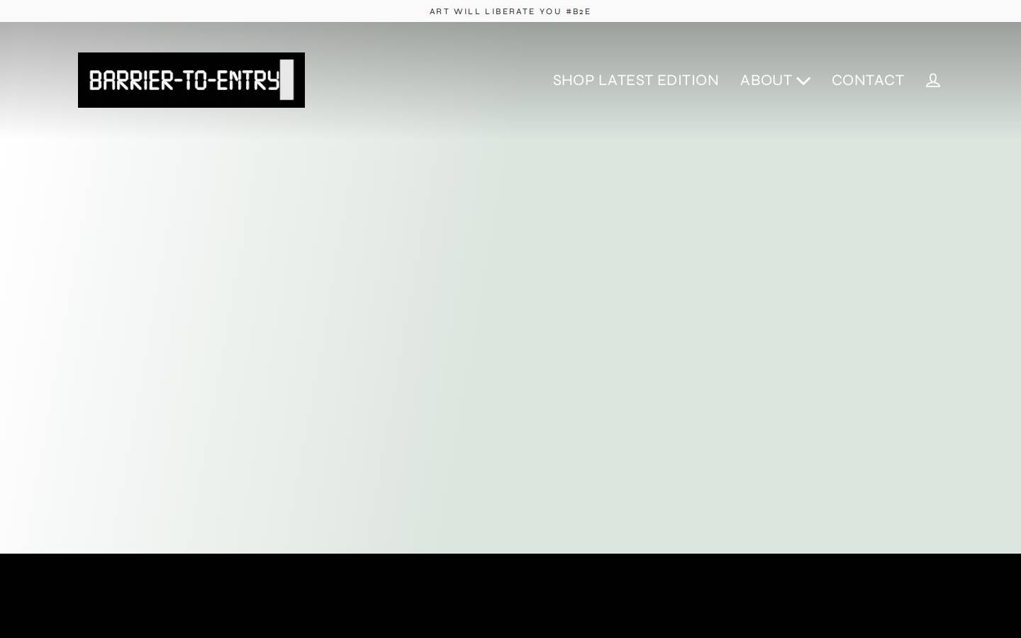 barrier-to-entry.com homepage screenshot