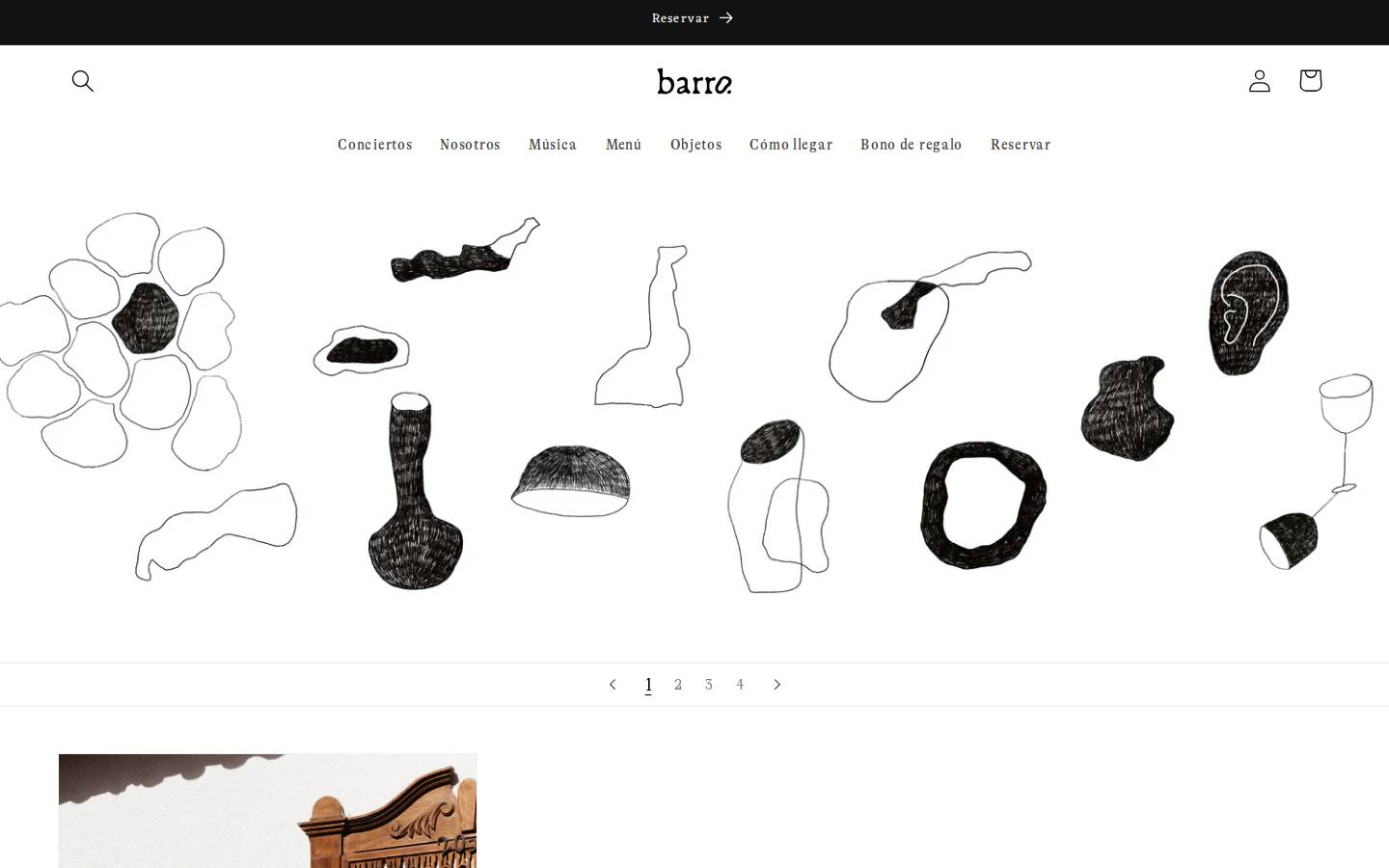 barropizzeria.com homepage screenshot
