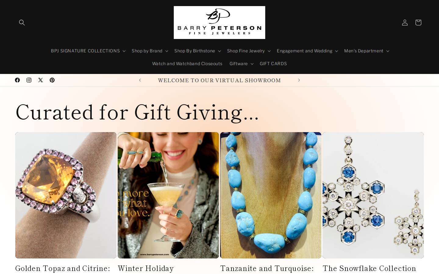 barrypeterson.com homepage screenshot